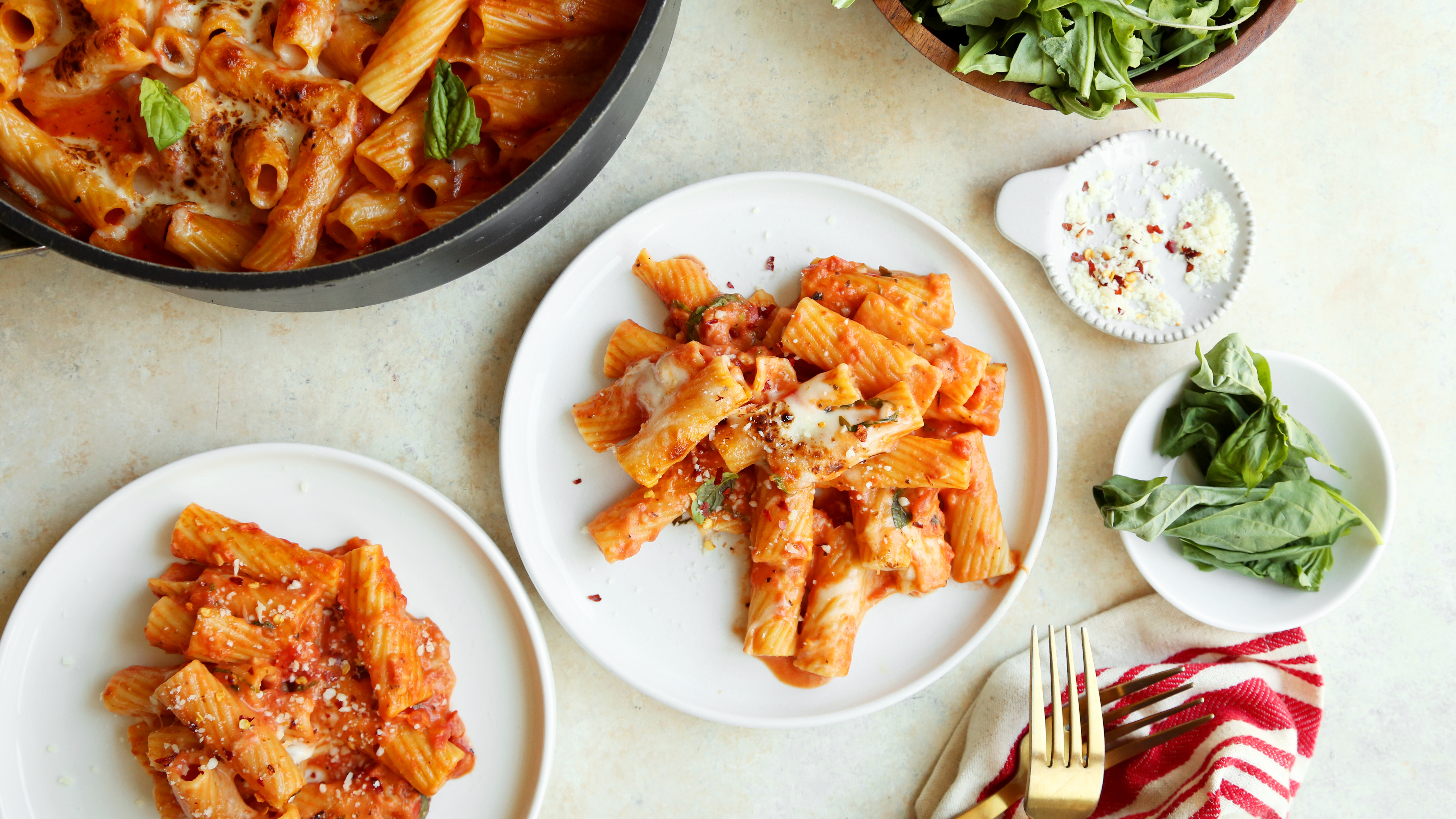 skillet baked ziti