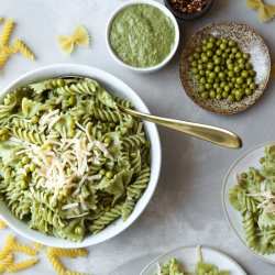 PASTA, PESTO AND PEAS